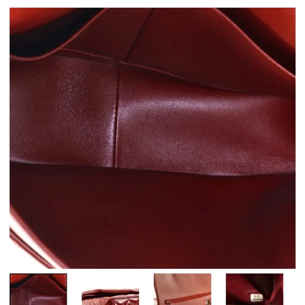 Classic Double Flap Bag Quilted Patent Jumbo / deep red - Picture 3 of 3